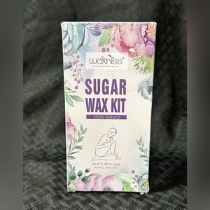 Waxkiss 100% Natural Sugar Wax Kit Hair Removal System. Complete kit. New.